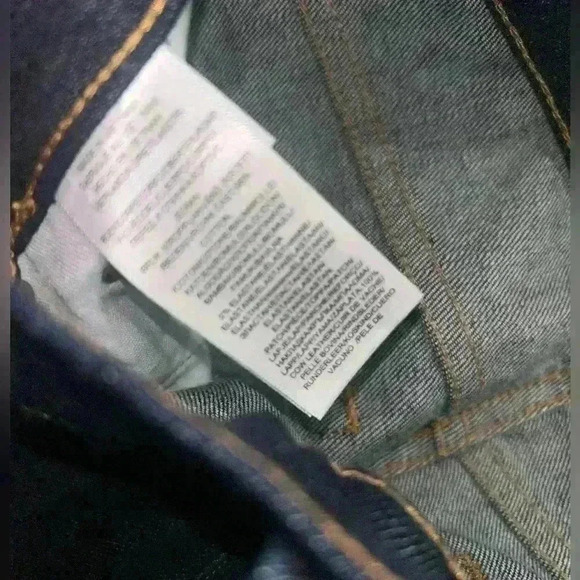 NEW Polo Ralph Lauren Ultra Stretch Wide Leg Jean Dark Indigo Rainbow - Picture 9 of 12